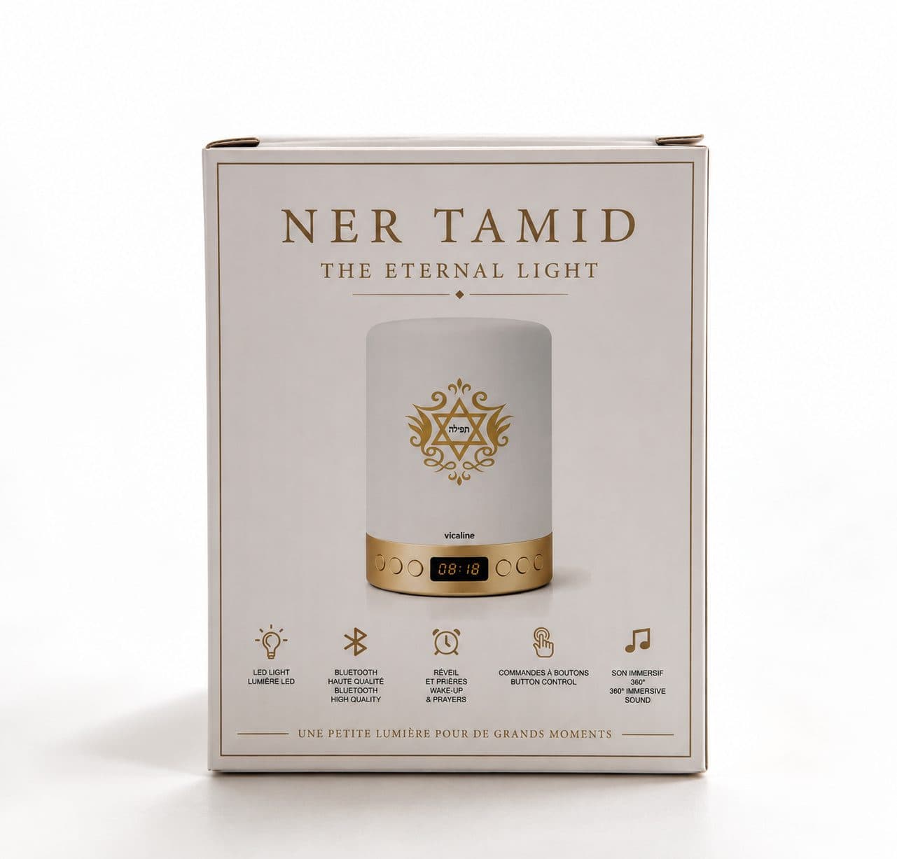Coffret Ner Tamid, packaging avant